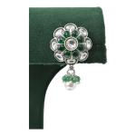 CHAITANYA EMPORIUM elegant scintillating round silver studs