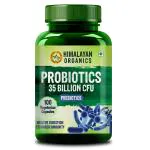 Himalayan Organics Probiotics 35 Billion CFU, 16 Strain with Prebiotic 100 Capsules