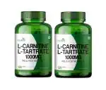 Simply Herbal L -Carnitine with L Tartrate Tablets 1000mg Pre Workout Supplement for Muscle Recovery & Weight Management Enriched with Essential Amino Acids for Men & Women , 120 Tablets Each (Pack of 2)