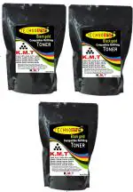 TRISAMA Kyocera Taskalfa -180, 181, 220, 221, 1800, 2200, 1801, 2201, 6025, 6030 Black Dye Based Ink Toner (Pack of 3)
