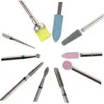Gleevia Grinding Head Nail Art Tools (Pack Of 10)