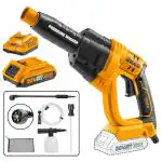 INGCO Cordless Pressure Washer with Battery and Charger, Auto Stop System, Multipurpose Cleaning Tool Like High Level Ceiling | Car Washing and Gardening | Fertilizers | Floor Cleaning