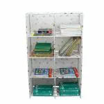 Memeho White Iron Multipurpose Rack