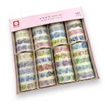 Samvardhan 60 Rolls Decorative Floral Japanese Pastel Seasonal Art Holiday Craft Wide Skinny And Thin Scrapbook Washi Tape Set (Size - 15 * 3 Mm) Mult