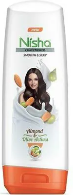 Nisha Smooth & Silky Conditioner, 180 ML White (180 ml)