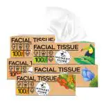 The Honest Home Company 2 Ply Facial Tissue Box 100 Pulls - (Pack of 5)