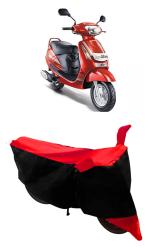 SHIVRAT Scooter Bike Cover Compatible with Mahindra Duro Models Semi Waterproof & Heat Resistant Body Cover (Red)