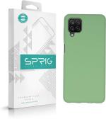 Sprig Liquid Silicone Green Back Cover For Samsung Galaxy M12, Galaxy M12