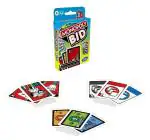 Monopoly Bid Game, Quick Playing Card Game For 4 Players, Game For Families And Children, Unisex, 7Y+ (Multicolor)