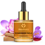 Moolveda Kumkumadi tailam for face whitening & brightening, pigmentation & anti aging kumkumadi oil serum, kumkumadi tailam acne & dark spots, kumkumadi face oil for glowing skin, 20ml