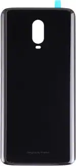 PURPLESAVVY Black Glass Back Panel For Oneplus 6T