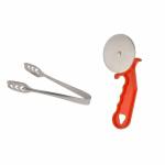 GOODFEEL Stainless Steel Momo Tong Rust Resistant Dishwasher Safe With Plastic Handle Pizza Cutterand and, MultiColour (Pack of 2) l Housewares l Plumbing l Accouterments l Fasteners l Fixtures l Implements l Steeware l Utensil l Kitchen Tools