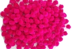 Goonmala 200 Pieces Pom Pom Balls for Arts & Craft, decoration works Rani Pink