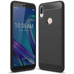 Zapcase Black Rubber Back Cover For Asus Zenfone Max M1 19.5 x 13.5 x 2 cm
