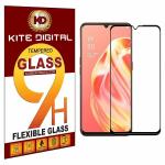 Kite Digital Oppo Reno 3/Oppo A91/Oppo F15 Black 5D/6D/11D/21D Premium Tempered Glass Screen Protector Slim 9H Hard 2.5D with Full Installation Kit (Pack of 3)