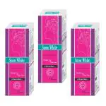 Olefia SnowWhite (Pack of 3) for Fairness, Acne, Stretch Marks, Dark Circles, Pimples, Black Spots, and Anti-Aging Cream