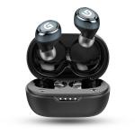 GIZMORE TWS 804 Bluetooth 5.0 in-Ear Wireless Earbuds with Noise Isolation, HD Stereo Sound, IPX4 Water Resistance, 20Hrs Playtime, Type-C Charging, Touch Control and Voice Assistance (Black)