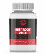 Holy Natural Beet Root Tablet - 120 Tablets | 500 Mg Per Tablet, 1000 mg per serving | Rich in Calcium, Iron, Potassium, Vitamin B9 and Manganese | Take Daily, With meal, 2 Tablet/day.