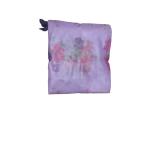 DZY Mosquito Net Cotton Flower Print King and Queen Size for Double Bed with Lace (Size-6 feet X 7 Feet , 182 cm X 213 cm) Purple