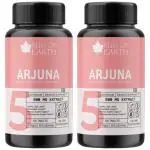 Bliss of Earth High Potency Terminalia Arjuna Bark Extract Tablets 500mg With Quick Release & Enhanced Bioavailability For Heart Health, Arjun Chhal Tablets, 120 Tablet (Pack of 2)