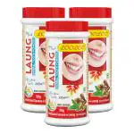 LooLoo Herbal Medicated Tooth Laung Powder |Tooth and Gum Powder |Prevents Gum Diseases & Relieves Inflammation - Pack of 3 (50g each)