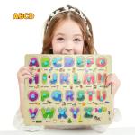 WORLD WIDE WISHES Abcd Wooden Puzzle Toys For Kids 3, Jigsaw Puzzles For Baby Educational Toys 