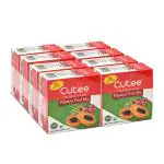 Cutee Papaya Fruit Mix Bathing Soap A Fruity Bath Experience for Refreshing and Nourished Skin, Ideal for All Skin Types Long-Lasting Fruit Mix Fragrance, 115g Each (Bathing Soaps Pack of 8)