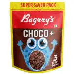 Bagrry's Choco+, 1200 GM with 3 Great Grains(Oats+Whole Wheat+Rice), Kids Cereal | No Maida | Yummy Breakfast Cereal
