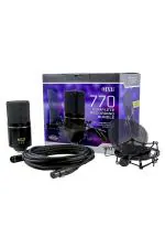 MXL Mics Black 770 Complete Integrated POP Filter Condenser Microphone