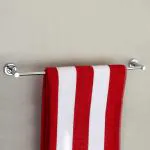 Plantex Stainless Steel Heavy Towel Rod/Towel Rack for Bathroom/Towel Bar/Hanger/Stand/Bathroom Accessories (24 Inch - Chrome Finish)