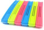 FIVANIO Bag Sealing Clips Large, Medium, Small Bpa Plastic Plastic Clips (Set Of 18, Multicolor)