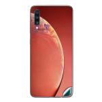 GADGETSWRAP Printed Vinyl Skin Sticker for Samsung Galaxy A70 - space-art-orange-bubble