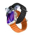 SE HUB Ultra S9 Dual Camera 4G Sim Water Droplet Screen Video Call Instagram Android Smart Watch, Large Screen | Smart Watch for Men & Women (Ultra S9)