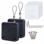 Dyzeko Punch-Free Automatic Sensor Door Closer, Residential Sliding Screen Door Closer, Commercial Multifunctional Door Closer, Auto Door Closer with Steel Drawstring for Bedroom/Storm/Home (pack of 1)