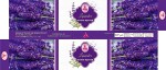 navamallika agarbatti BLACK LAVENDER LAVENDER (15, Set of 10)