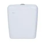 PARRYWARE SUPERIO Series Polymer/PVC Dual Flush System Exposed CISTERN/Flush Tank (White) | 6-3L, Top Center Lever | For Western (WC) or Indian Commodes | E81771C