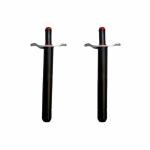 RIMA Easy Grip Metal Regular Gas Lighters for Gas Stoves, Restaurants & Kitchen Use (Color - Black) Pack of 2