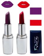 OUR BEAUTY Multicolor Creamy Matte Moisturising Lipstick Ks122 (Set Of 2)