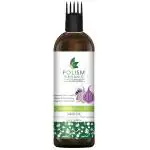Polism Organic Onion Black Seed Hair Oil: 100 ml with Comb Applicator - Enhances Hair Growth, Reduces Hair Fall, Lightweight Formula, Free from Mineral Oil