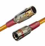 DHIVIS XLR Cable-3Meters, for Subwoofer, Power Amplifier to AVR, XLR male to XLR Female, 99.999% Copper, Gold Plated Plugs (XLR High-End - 3M)