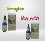 SENECA - Aroma Oil with Glass Dropper - Pack of 2 - (2 X 15 ML) - Rose Petals & Lemongrass- Long Lasting
