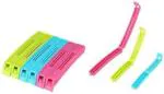 Fitaza Bag Sealing Clips Large, Medium, Small BPA Plastic Plastic Clips (Set of 18, Multicolor)