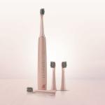 Nexlev Sparkle Pro Electric Toothbrush | 31000 Sonic vibrations/min | Type C | 5 Modes | 4 Brushheads With Cover | 2 min timer | IPX7 Waterproof | Dupont Super soft Bristles | For Adults|Sunset Pink ETC-05 PI