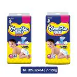 Mamypoko standard baby diaper pants- M (32+ 32 pieces)