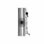 Aakrutii Embroidery Cotton Black and White Yoga Mat Carry Bag with Strong Shoulder Straps (Pack of 1)