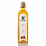 Two Farmers Organics Groundnut Oil (1L) | Cold-pressed| Unrefined| Extra Virgin | 100% Pure and Natural Kacchi Ghani Moongfali Oil