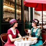 Love Creation 12x18 Size poster print for creative wall art- le-caf-des-amis-7464(Non Sticker)