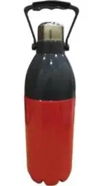 ANKEV Red Plastic Insulated Water Bottle With Handle, 1400 Ml