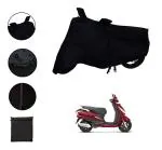Riderscart Waterproof Two Wheeler Body Cover with Storage Bag for Hero Destini 125 VX BS6 (Black)