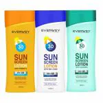 Everwey Daily Glow Sunscreen Lotion For Men & Women - SPF 30 PA++ (300 ml)